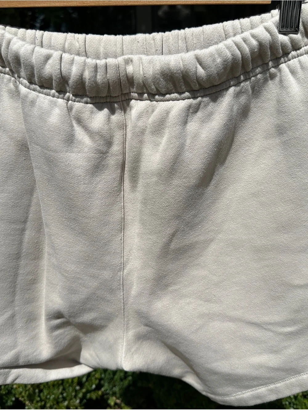 Essentials Men’s Cream Athletic Sweat Shorts